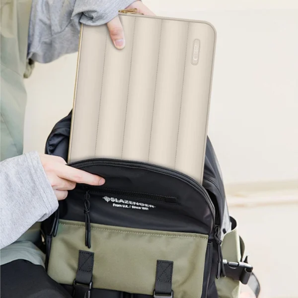 Tech-Protect Puffy 13-14 Laptop Bag - Beigeeng