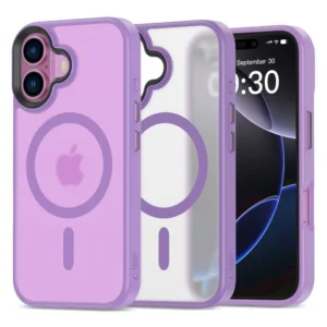 Tech-Protect MagMat MagSafe iPhone 16 Case - Purpleeng
