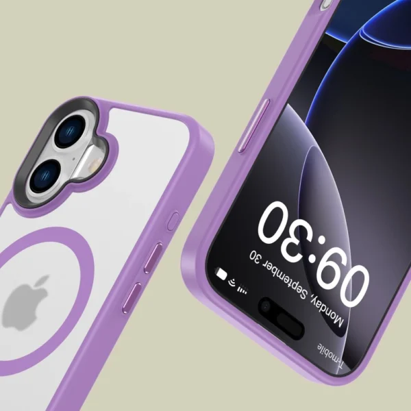 Tech-Protect MagMat MagSafe iPhone 16 Case - Purpleeng
