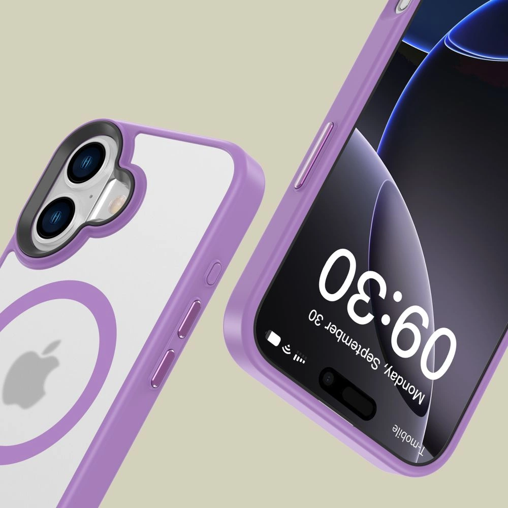 Tech-Protect MagMat MagSafe iPhone 16 Case - Purpleeng