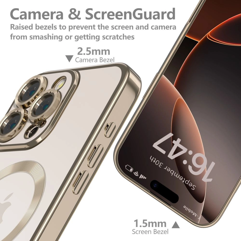Tech-Protect MagFlex MagSafe iPhone 16 Pro Case - Goldeng