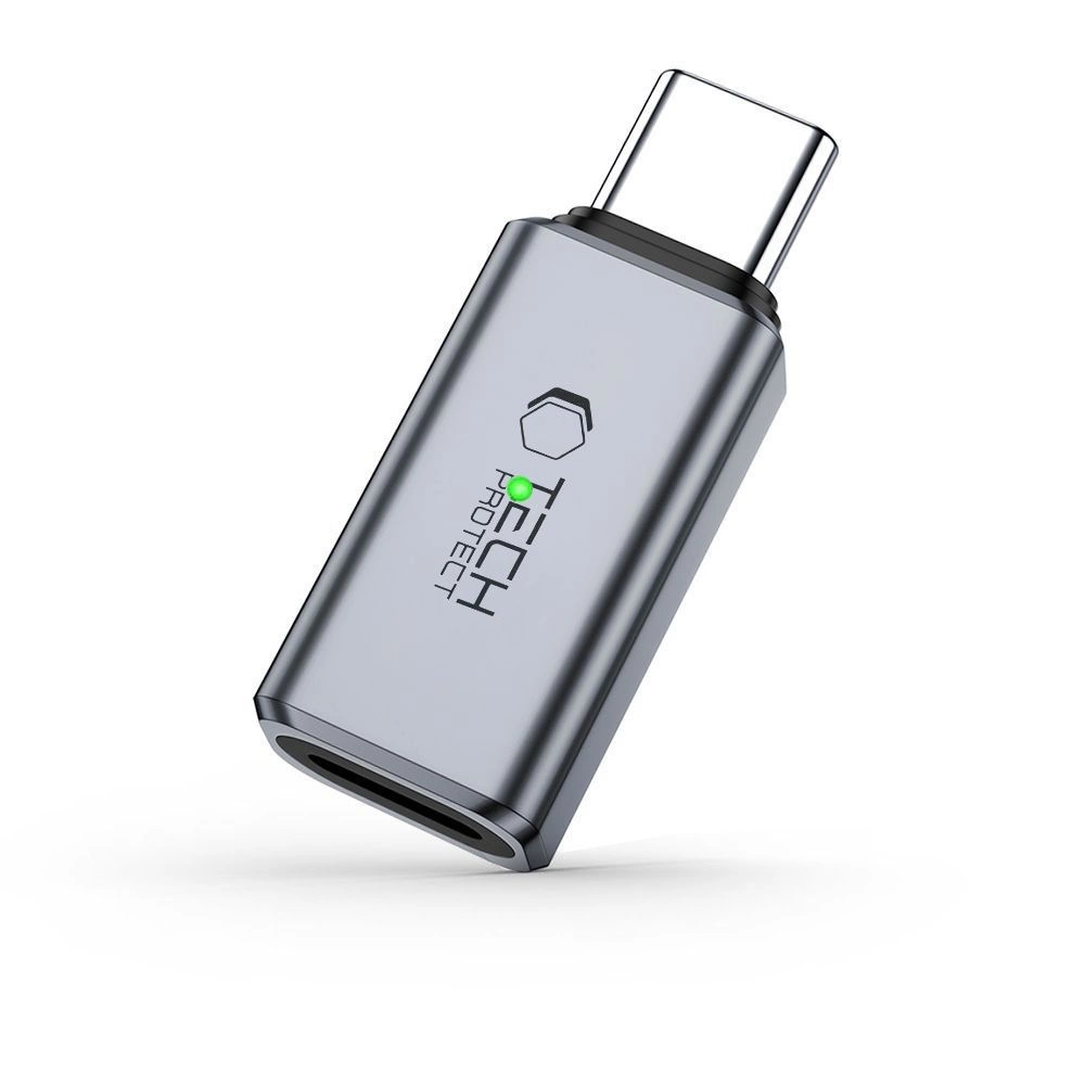 Tech-Protect UltraBoost Type-C to Lightning adapter - grayeng