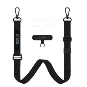 Tech-Protect C65 Rope Crossbody Leash - Blackeng