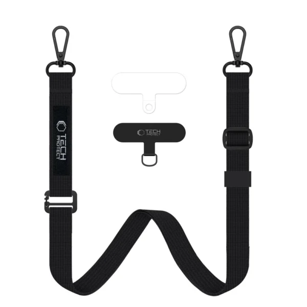 Tech-Protect C65 Rope Crossbody Leash - Blackeng