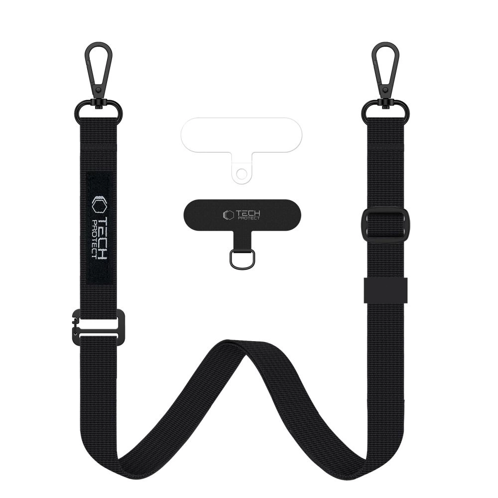 Tech-Protect C65 Rope Crossbody Leash - Blackeng