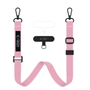 Tech-Protect C65 Rope Crossbody Leash - Pinkeng
