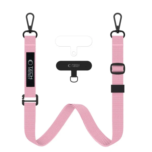 Tech-Protect C65 Rope Crossbody Leash - Pinkeng