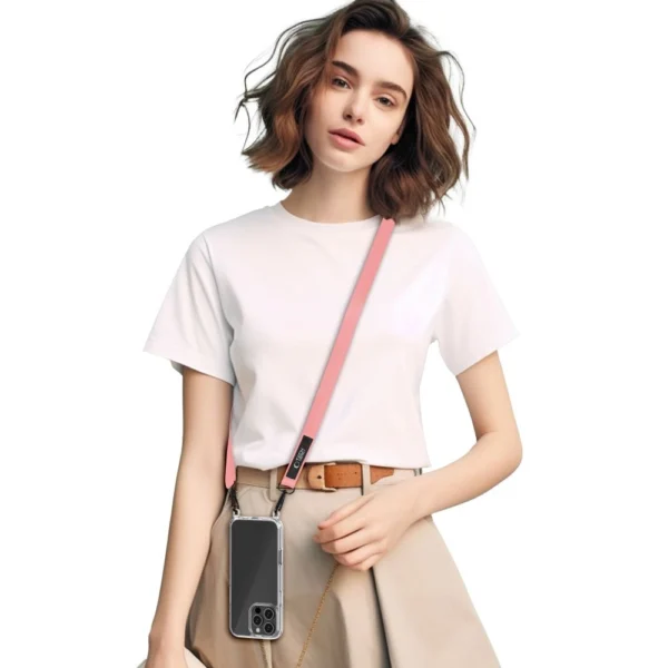 Tech-Protect C65 Rope Crossbody Leash - Pinkeng