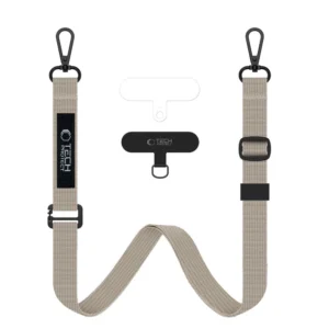 Tech-Protect C65 Rope Crossbody Leash - Beigeeng