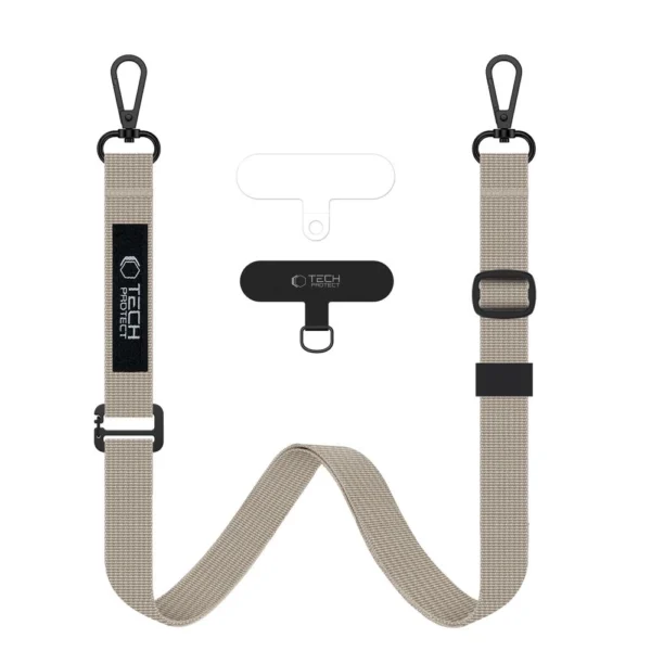 Tech-Protect C65 Rope Crossbody Leash - Beigeeng