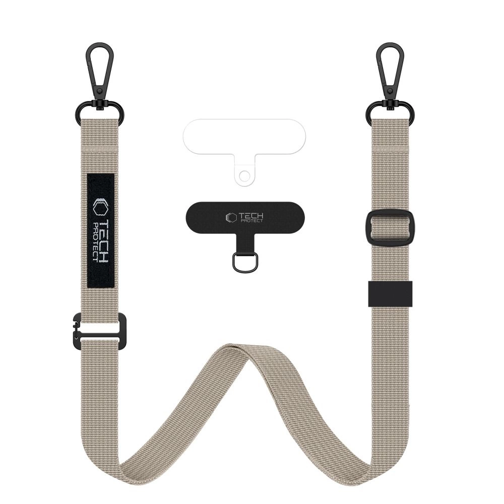Tech-Protect C65 Rope Crossbody Leash - Beigeeng