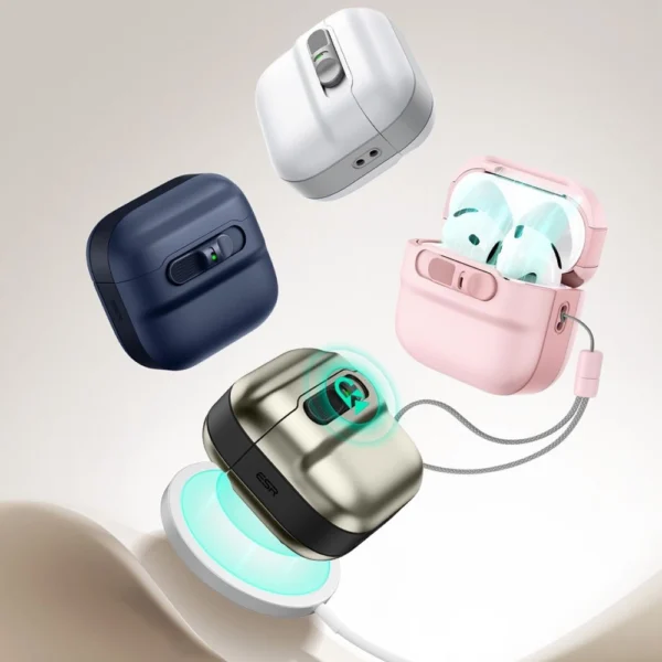 ESR Pulse Halolock Magsafe case for AirPods 4 - blueeng