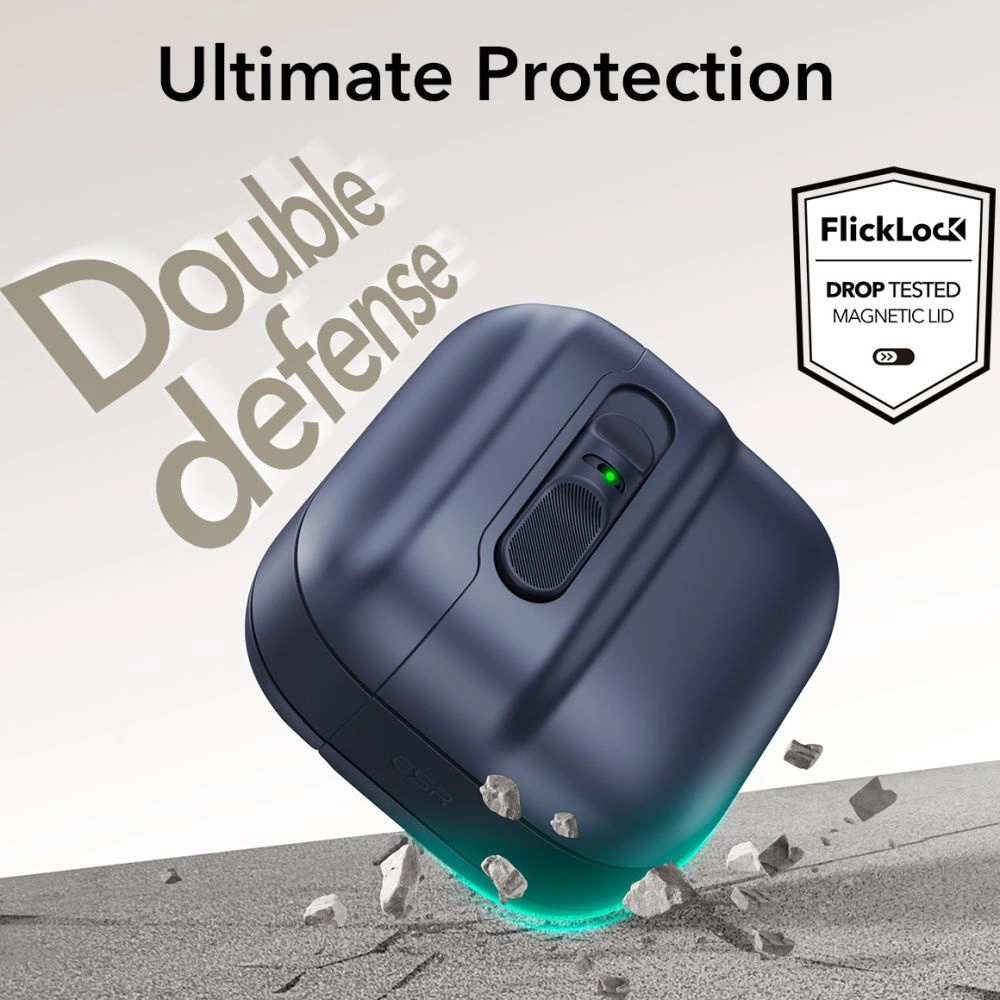 ESR Pulse Halolock Magsafe case for AirPods 4 - blueeng