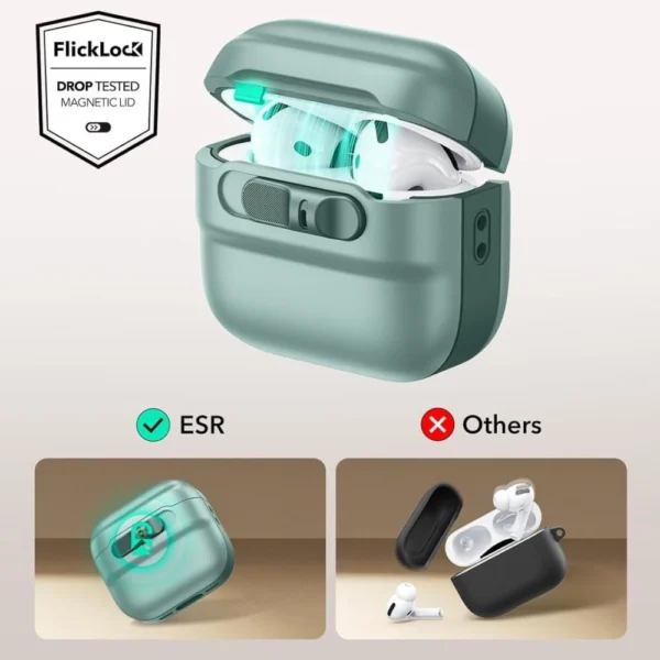 ESR Pulse Halolock Magsafe Case for AirPods 4 - Greeneng