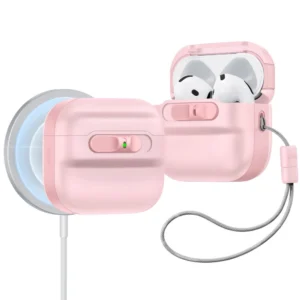 ESR Pulse Halolock Magsafe case for AirPods 4 - pinkeng