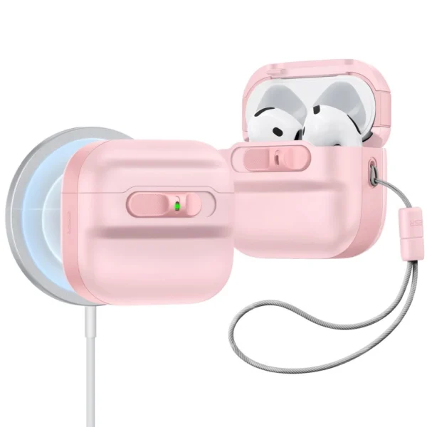 ESR Pulse Halolock Magsafe case for AirPods 4 - pinkeng