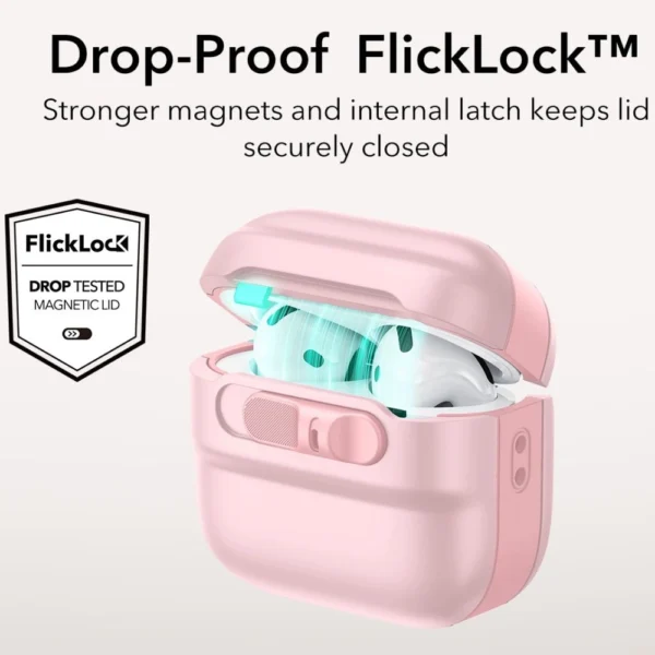 ESR Pulse Halolock Magsafe case for AirPods 4 - pinkeng