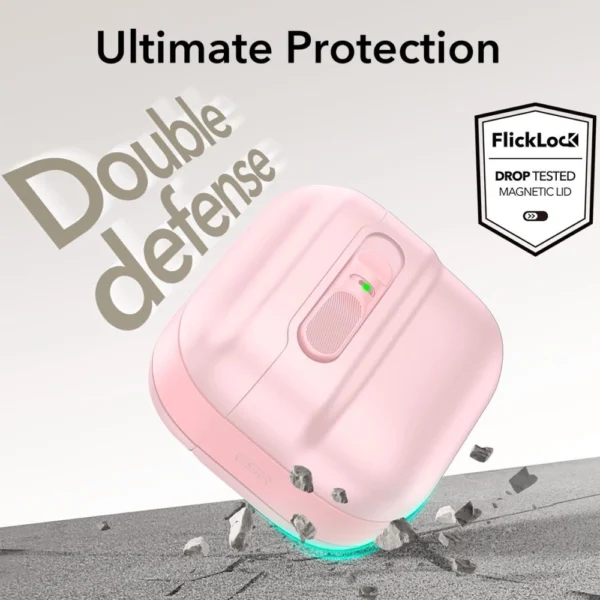ESR Pulse Halolock Magsafe case for AirPods 4 - pinkeng