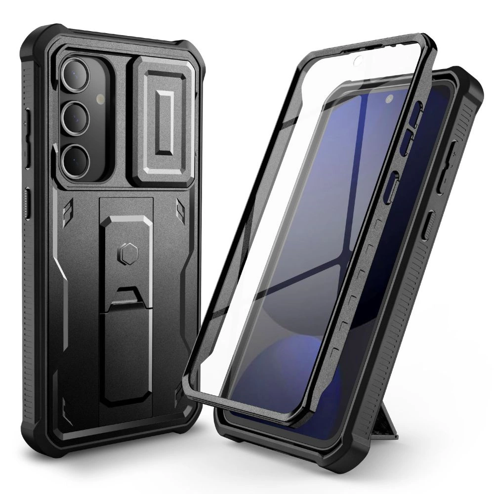 Tech-Protect Kevlar Cam+ Case for Samsung Galaxy S24 FE - Blackeng
