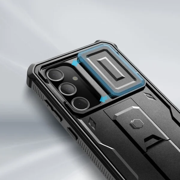 Tech-Protect Kevlar Cam+ Case for Samsung Galaxy S24 FE - Blackeng