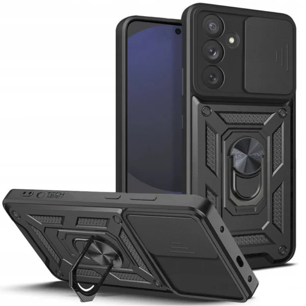Tech-Protect CamShield Pro Case for Samsung Galaxy S24 FE - Blackeng