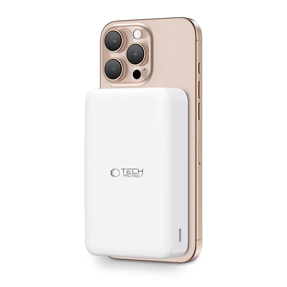 Powerbank Tech-Protect PB12 LifeMag MagSafe 20000MAH - whiteeng