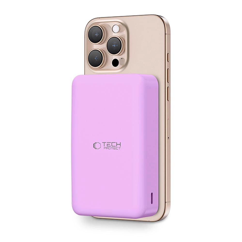 Powerbank Tech-Protect PB12 LifeMag MagSafe 20000MAH - purpleeng