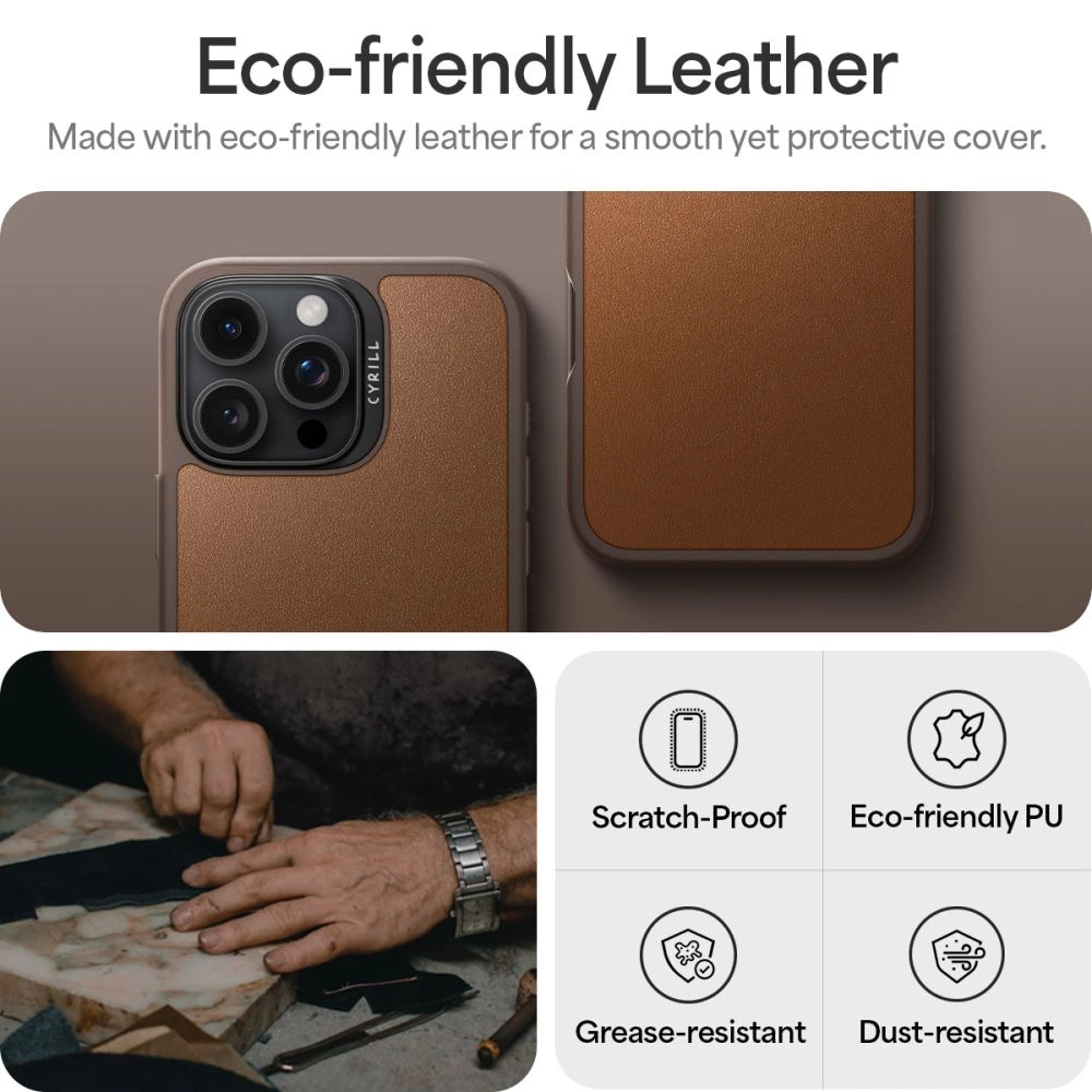 Spigen Cyrill Kajuk Mag iPhone 16 Pro Max Case - Browneng