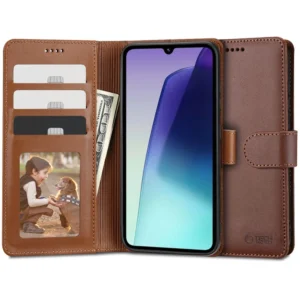 Tech-Protect Wallet Case for Xiaomi Redmi 14C / Poco C75 - Browneng