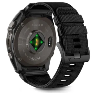 Tech-Protect Nylon Strap for Garmin Fenix 5X / 5X PLUS / 6X / 6X PRO / 7X / 8 (51 mm) - Blackeng