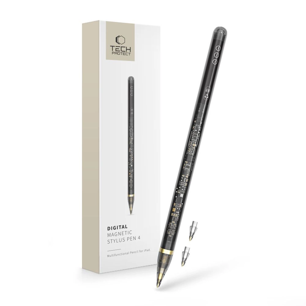 Tech-Protect Digital Magnetic Stylus for iPad - Blackeng