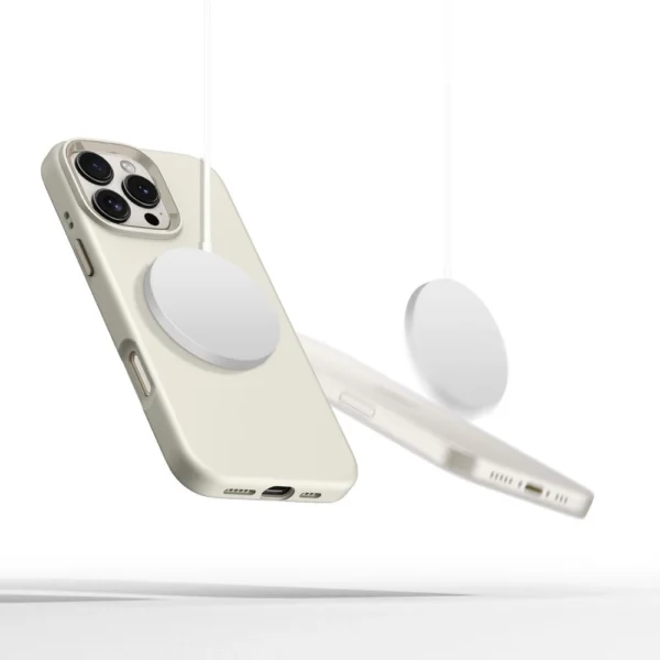 Tech-Protect Silicone PU MagSafe Case for iPhone 16 Pro Max - Beigeeng