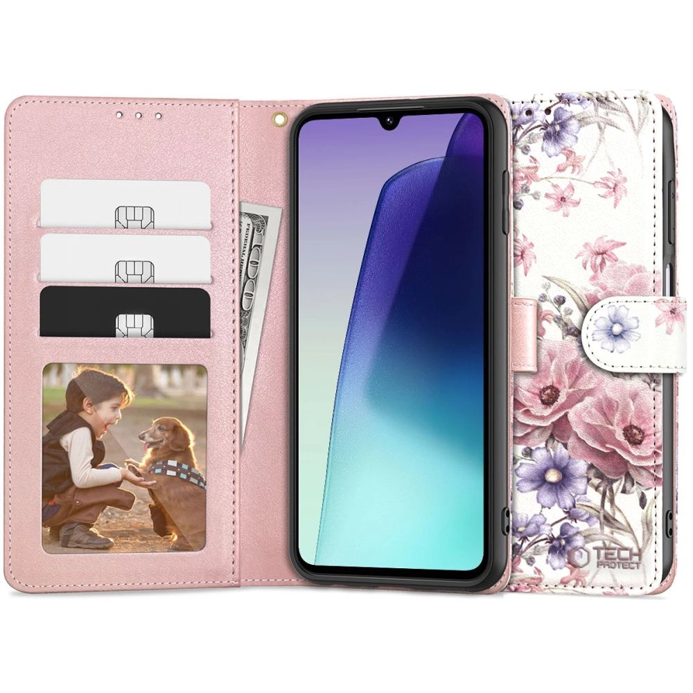 Tech-Protect Wallet Case for Xiaomi Redmi 14C / POCO C75 - Pinkeng