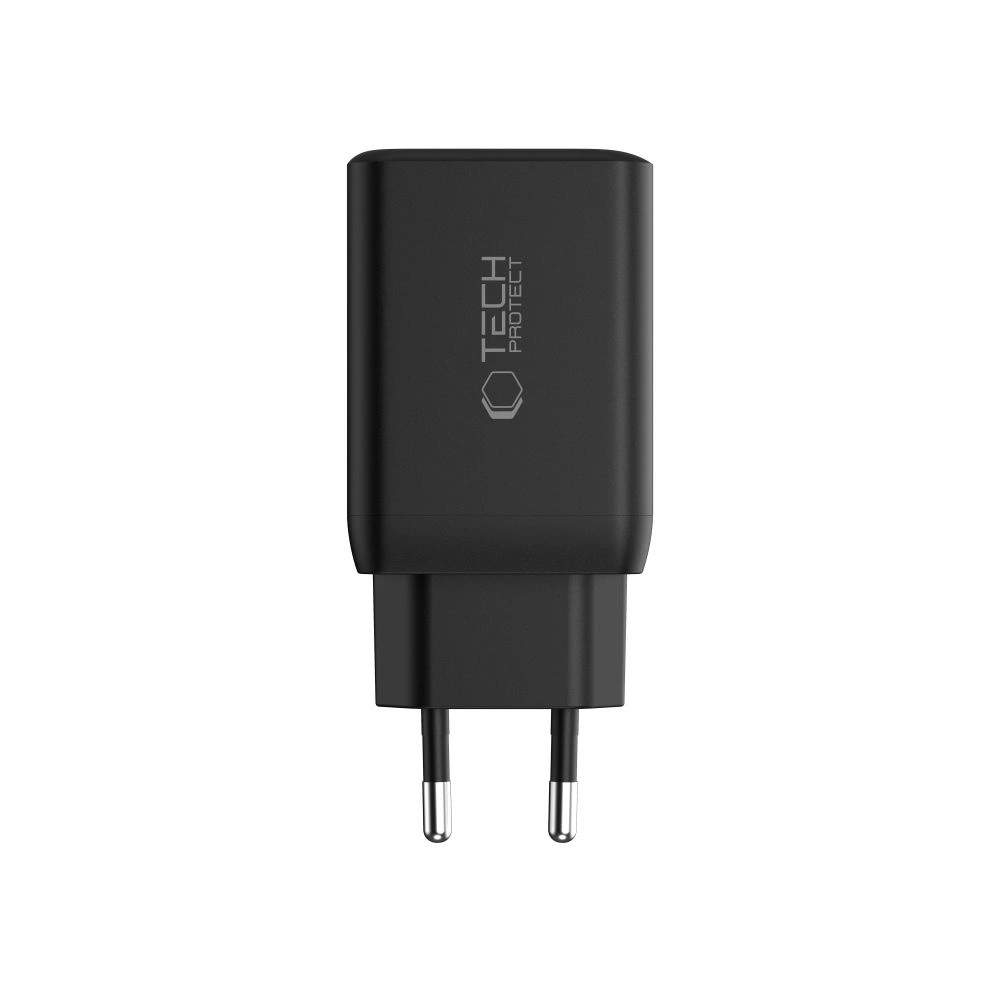 Tech-Protect NC45W-GAN 2-PORT PD45W wall charger - blackeng
