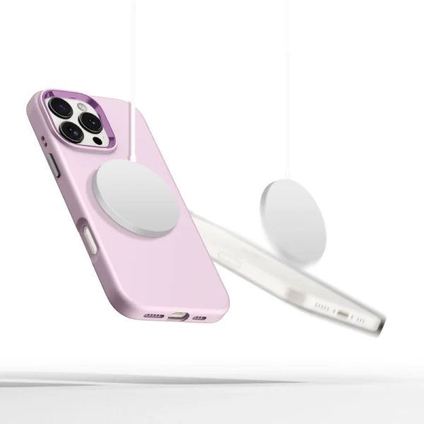 Tech-Protect Silicone PU MagSafe Case for iPhone 16 Pro Max - Pinkeng