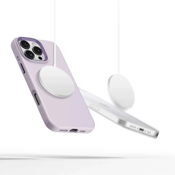 Tech-Protect Silicone PU MagSafe Case for iPhone 16 Pro Max - Purpleeng