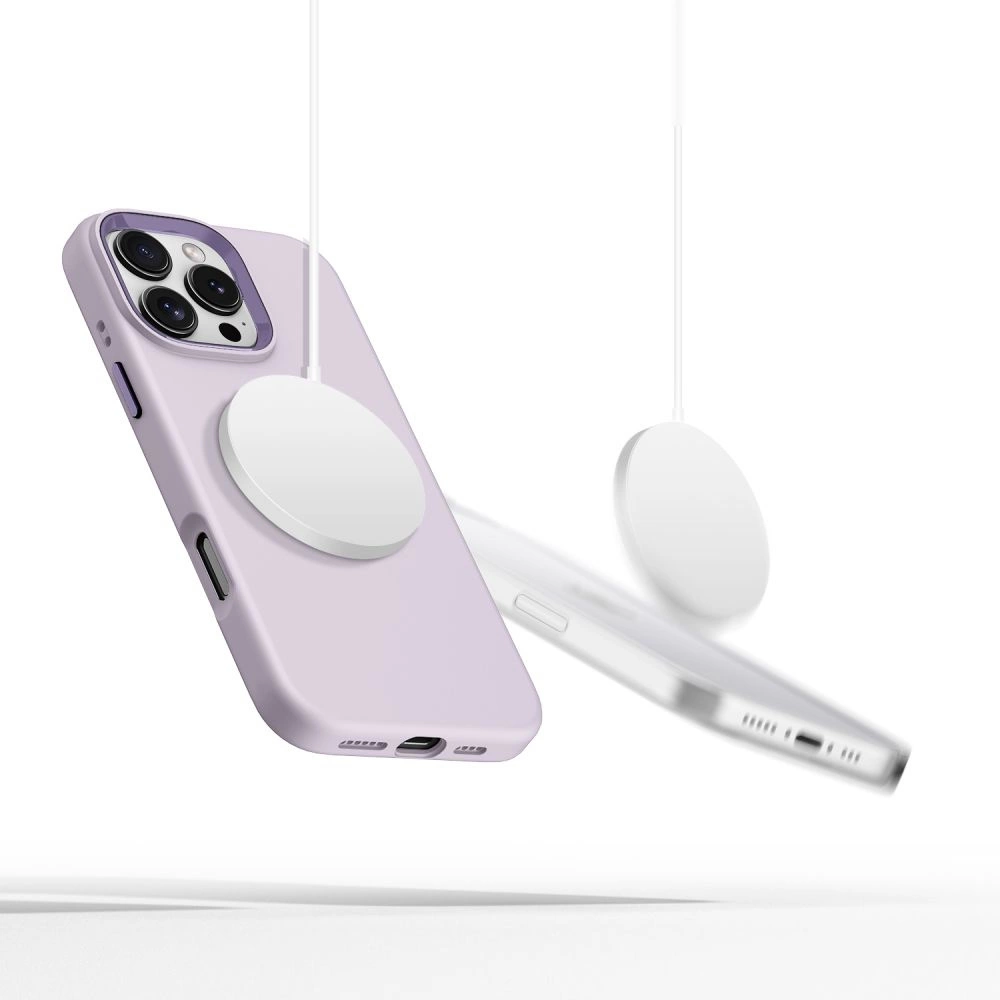 Tech-Protect Silicone PU MagSafe Case for iPhone 16 Pro Max - Purpleeng