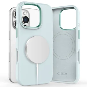 Tech-Protect Silicone PU MagSafe Case for iPhone 16 Pro Max - Blueeng