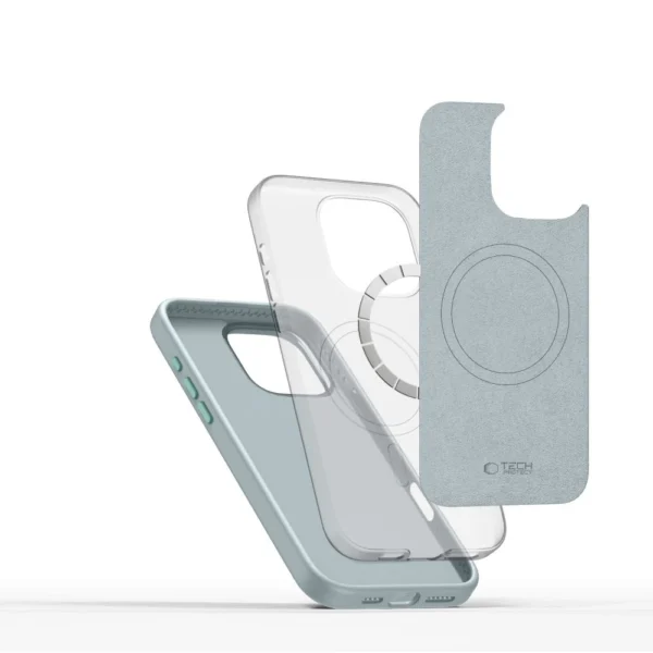 Tech-Protect Silicone PU MagSafe Case for iPhone 16 Pro Max - Blueeng
