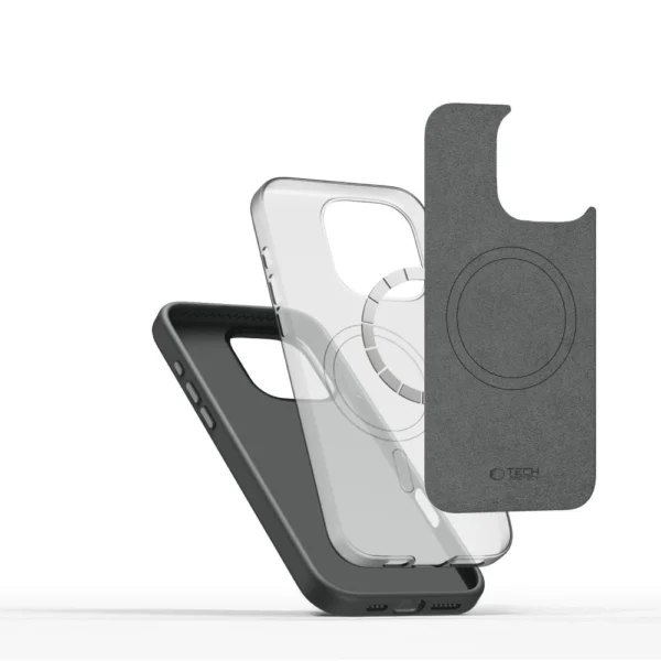 Tech-Protect Silicone PU MagSafe Case for iPhone 16 Pro Max - Grayeng
