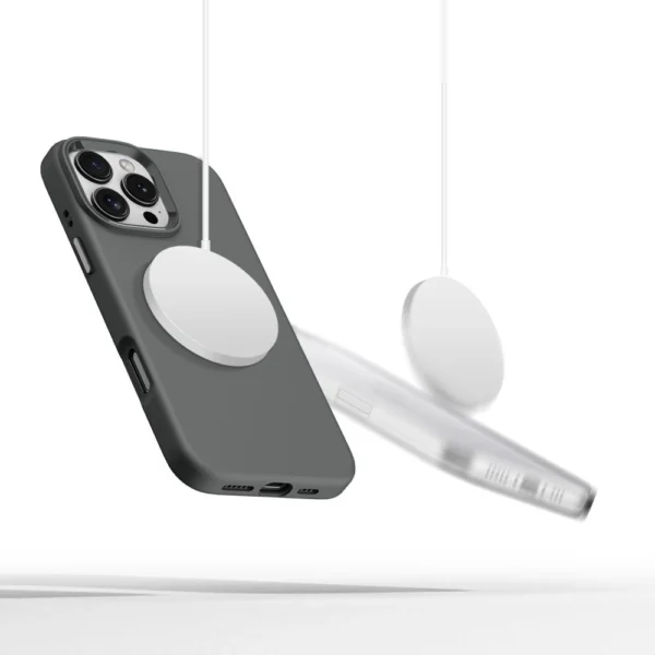 Tech-Protect Silicone PU MagSafe Case for iPhone 16 Pro Max - Grayeng