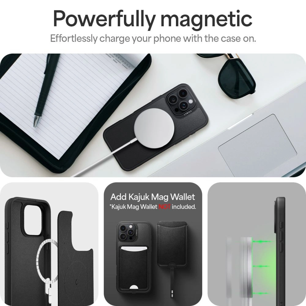 Spigen Cyrill Kajuk iPhone 16 Pro Case - Blackeng