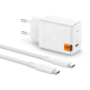 Spigen ArcStation Pro Charger + USB-C 65W Cable - Whiteeng