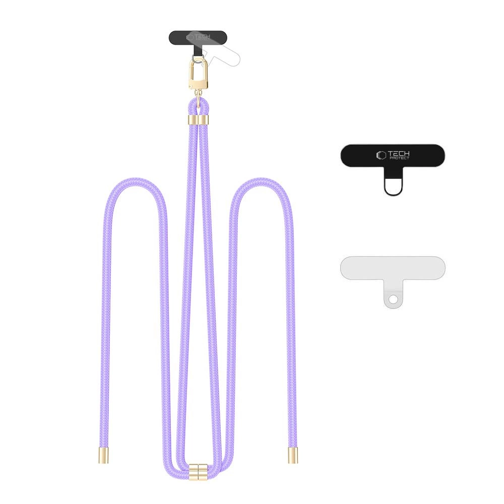 Tech-Protect C7S Rope Crossbody Strap Leash - Purpleeng