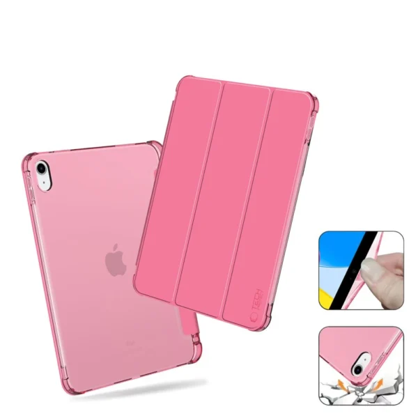 Tech-Protect SC Pen Hybrid Case for iPad 10 / 2022 - Pink - Transparenteng