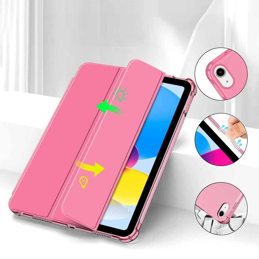 Tech-Protect SC Pen Hybrid Case for iPad 10 / 2022 - Pink - Transparenteng