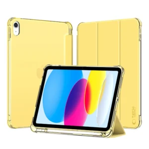 Tech-Protect SC Pen Hybrid Case for iPad 10 / 2022 - Yellow - Transparenteng