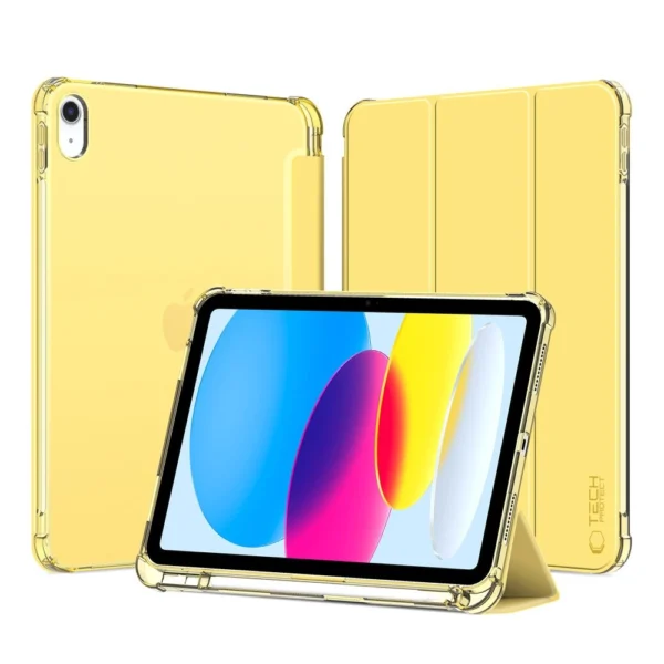 Tech-Protect SC Pen Hybrid Case for iPad 10 / 2022 - Yellow - Transparenteng
