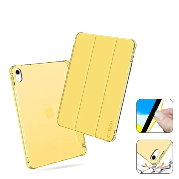 Tech-Protect SC Pen Hybrid Case for iPad 10 / 2022 - Yellow - Transparenteng