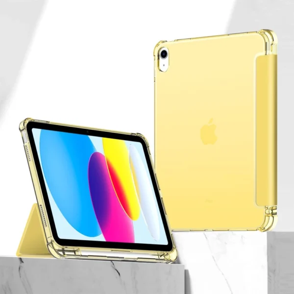 Tech-Protect SC Pen Hybrid Case for iPad 10 / 2022 - Yellow - Transparenteng